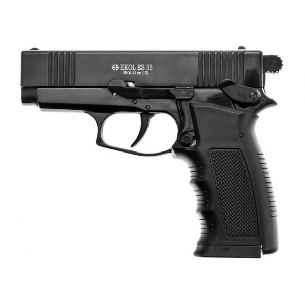 Пневматический пистолет Ekol ES 55 Black, кал. 4,5 мм (металл)